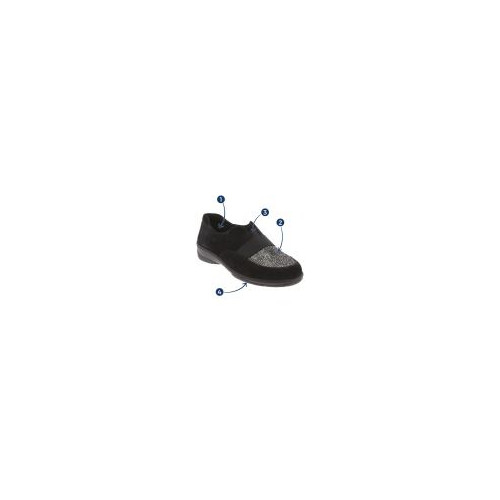 Chaussure orthopédique femme Marion noir