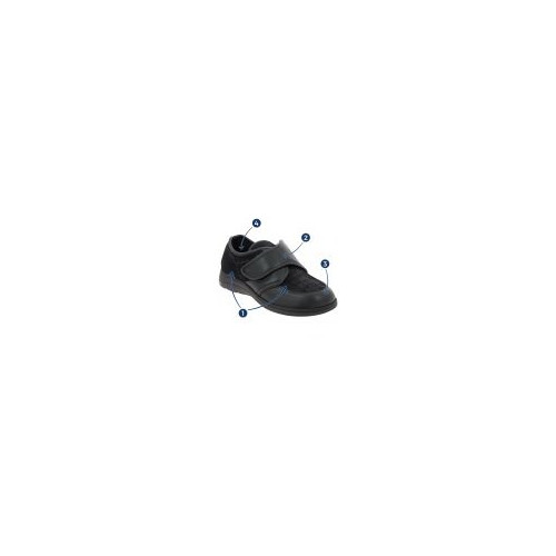 Chaussures orthopédiques pour homme CHUT PAOLI noir