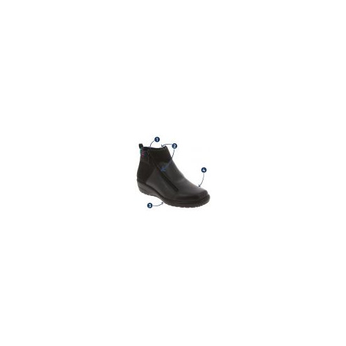 Chaussure orthopédique femme Sacha noir
