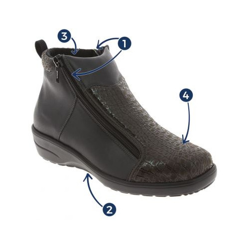 Chaussure orthopedique sales femme pas cher