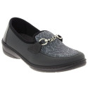 Mocassin souple femme CHUT MAGIK gris