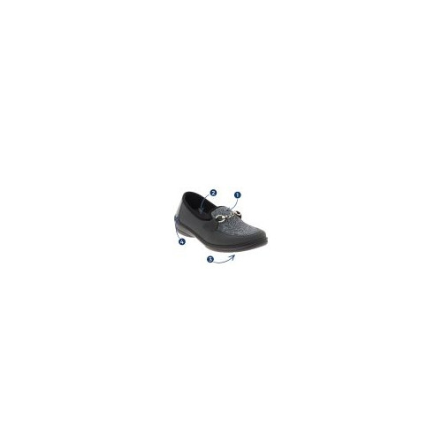Mocassin souple femme CHUT MAGIK gris