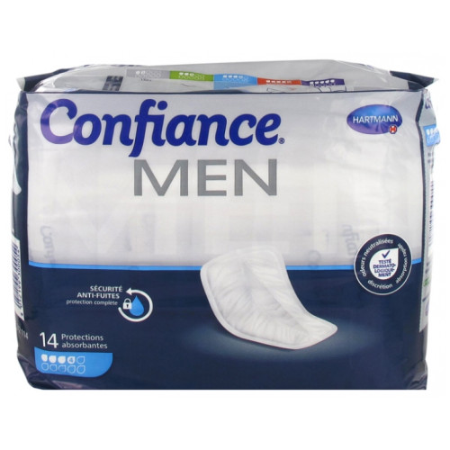 Confiance Men 14 Protections Absorbantes 4G - Confort Optimal
