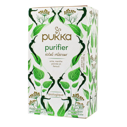 Pukka Purifier Bio 20 Sachets - Infusion Fenouil Ortie Menthe