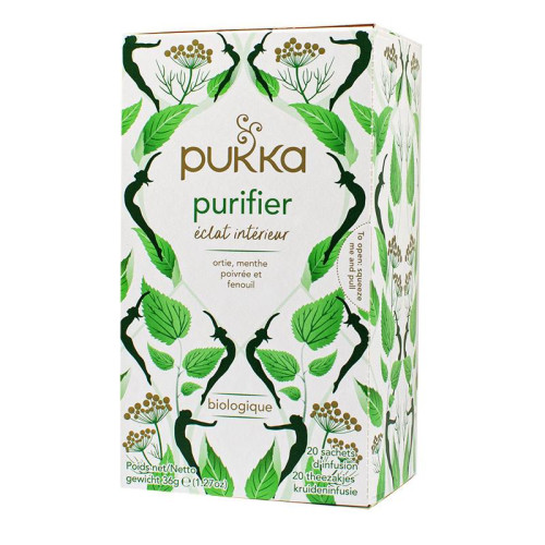 Pukka Purifier Bio 20 Sachets - Infusion Fenouil Ortie Menthe Pukka Purifier Bio 20 Sachets - Infusion Fenouil Ortie Menthe