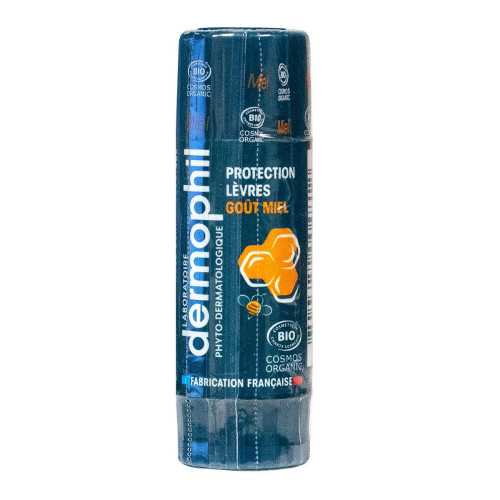 Dermophil Stick lèvres protection goût miel 4g