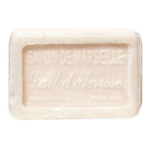 Savon de Marseille lait d'ânesse 100g Savon de Marseille lait d'ânesse 100g