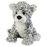 Cozy Peluches Bouillotte Léopard Blanc