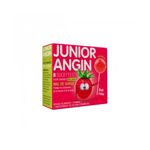Sucettes Junior Angin - 8 sucettes Sucettes Junior Angin - 8 sucettes
