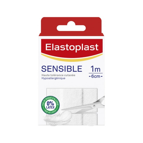 Elastoplast Pansement Sensible 1 m x 6 cm Elastoplast Pansement Sensible 1 m x 6 cm