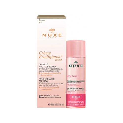 Crème Prodigieuse Boost Crème Gel Multi-Correction 40 ml + Eau Micellaire Offerte Crème Prodigieuse Boost Crème Gel Multi-Correction 40 ml + Eau Micellaire Offerte