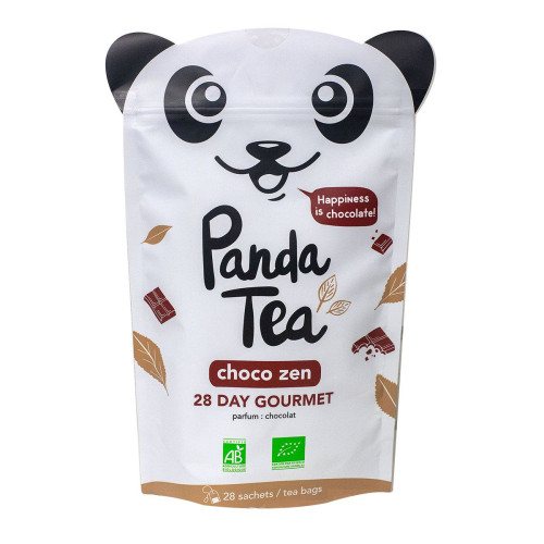 Panda Tea Thé Choco Zen 28 Sachets - Énergie et Anti-Stress