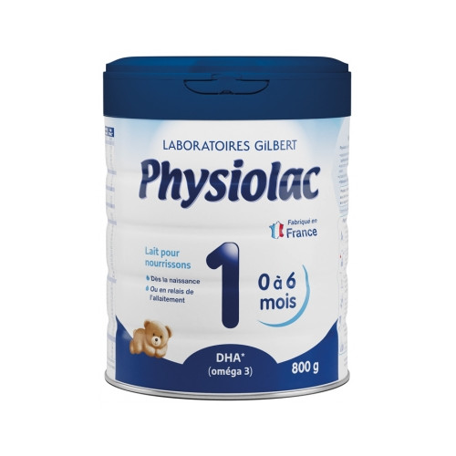 Physiolac 1 Lait en poudre 1er âge - Source de DHA pour bébé 0-6 mois