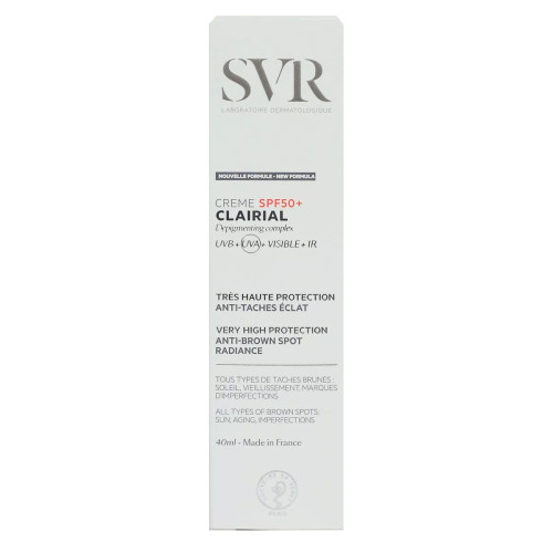Clairial crème SPF50+ très haute protection solaire 50 ml Clairial crème SPF50+ très haute protection solaire 50 ml