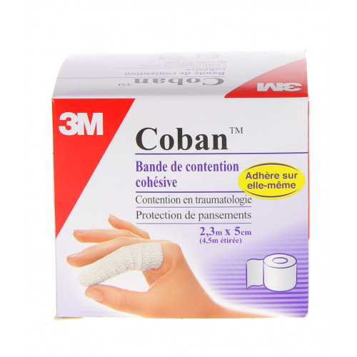 3M Coban 5 cm x 2.3 m Bande de contention cohésive-2275