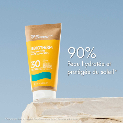 WATERLOVER - Crème Solaire Visage SPF50+ Tous Types de Peaux, 50ml