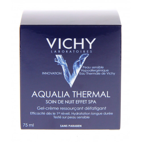 VICHY AQUALIA THERMAL Soin Nuit 75mL - Peau Ressourcée avec