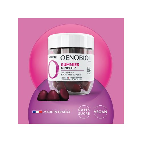 Oenobiol Gummies Minceur 60 Gommes Réduit Faim Et Envies Pharma360