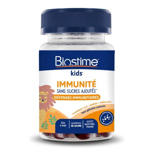 Kids Immunité 30 Gummies Goût Fraise Biostime Kids Immunité 30 Gummies Goût Fraise Biostime