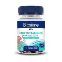 Kids Multivitamines 30 Gummies Goût Fraise et Orange Biostime