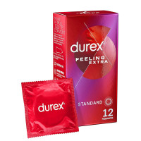 Préservatifs extra Fins Et Extra Lubrifies x12 Feeling Extra Durex