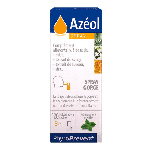 Azéol spray gorge 15ml Azéol spray gorge 15ml