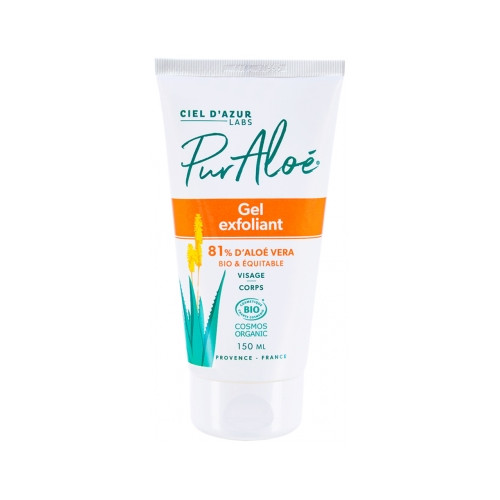 Pur Aloé Gel Exfoliant à l'Aloe Vera 81% Bio 150 ml