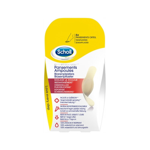 Pansements Ampoules Différentes tailles pour talon et orteils - 5 pans –  Scholl France