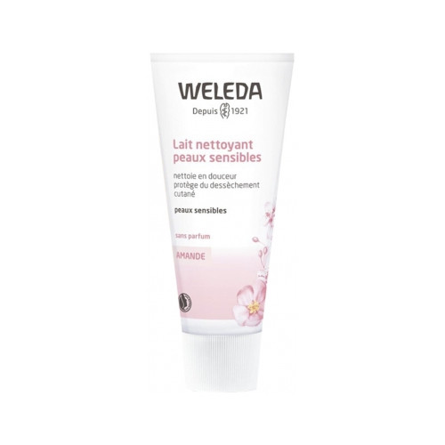 Weleda Lait Nettoyant Peaux Sensibles à l'Amande 75 ml