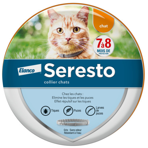 ELANCO Seresto Collier Anti Puce Chat - Protection 8 mois