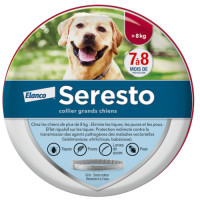 ELANCO SERESTO Collier Antiparasitaire 8kg+ 1 Collier