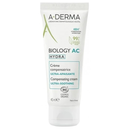 Biology AC Hydra Crème Compensatrice Ultra-Apaisante Bio 40 ml Biology AC Hydra Crème Compensatrice Ultra-Apaisante Bio 40 ml