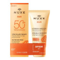 Sun Creme Fondante Visage Haute protection Spf50 50ml + Lait Fraîcheur Après Soleil 50ml Sun Nuxe