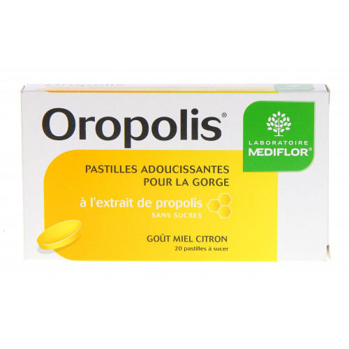 MEDIFLOR Oropolis 20 Pastilles Orange - Adoucit Gorges Sensibles MEDIFLOR Oropolis 20 Pastilles Orange - Adoucit Gorges Sensibles