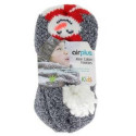 KIDS - Aloe Cabin Chaussons Hydratants - Bonhomme de Neige - Pointure 26 - 31, 1 Paire