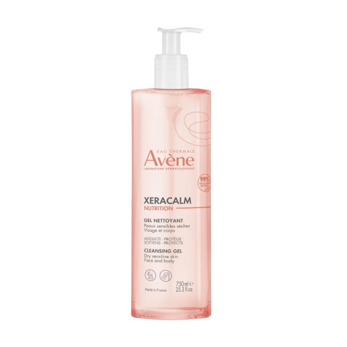 XERACALM NUTRITION - Gel Nettoyant - Visage et Corps - Peaux Sensibles et Sèches, 750ml XERACALM NUTRITION - Gel Nettoyant - Visage et Corps - Peaux Sensibles et Sèches, 750ml