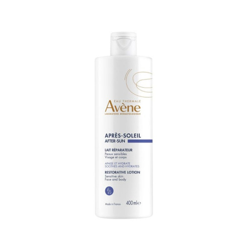 SOLAIRE - Lait Réparateur Après-Soleil - Visage et Corps - Peaux Sensibles, 400ml SOLAIRE - Lait Réparateur Après-Soleil - Visage et Corps - Peaux Sensibles, 400ml