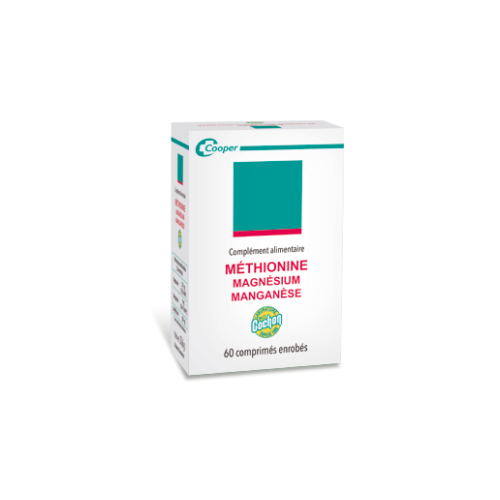 Méthionine Magnésium Manganèse 60 Comprimés Méthionine Magnésium Manganèse 60 Comprimés