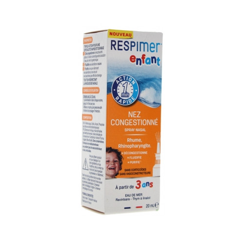 Laboratoire de la Mer Respimer Enfant Nez Congestionné Spray Nasal 20 ml Laboratoire de la Mer Respimer Enfant Nez Congestionné Spray Nasal 20 ml