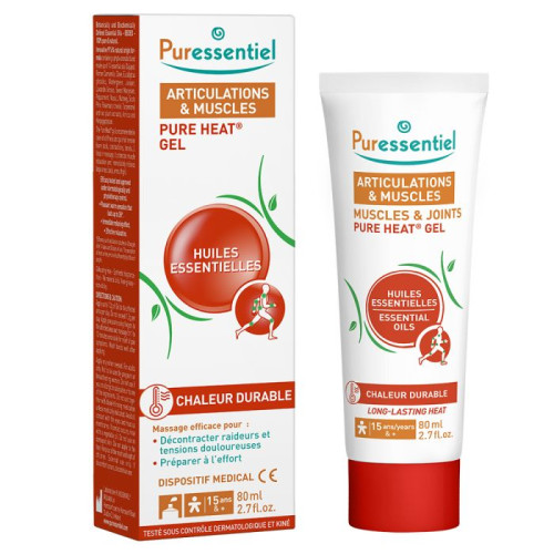 Pharma360 - Gel Pure Heat Puressentiel 80ml - Soulage Raideurs et Tensions