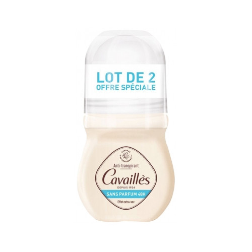 Absorb+ 48H Déodorant Sans Parfum Roll-On Lot de 2 x 50 ml