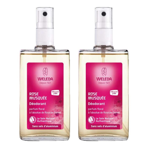 ROSE MUSQUÉE - Déodorant Spray 24H, 2x100ml