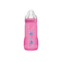 MAM Biberon Easy Active Rose 330ml - Transition Sein-Biberon Facile