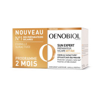 Oenobiol Sun Expert Anti-Âge 60 Capsules - Hâle Éclatant, Fermeté