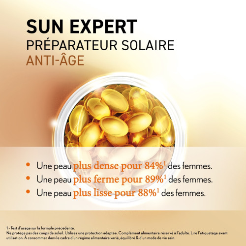 Oenobiol Sun Expert Anti-Âge 60 Capsules - Hâle Éclatant, Fermeté