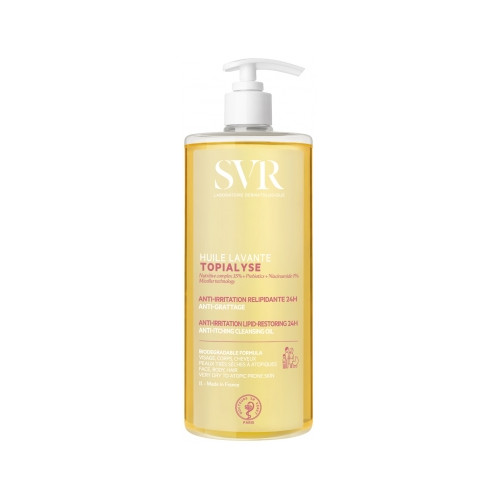 SVR TOPIALYSE Huile Lavante 1000mL - Apaisante et Nourrissante