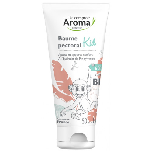 Baume pectoral baby bio Le Comptoir Aroma - massage dès la naissance