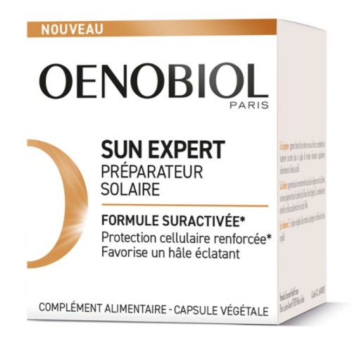 Préparateur Solaire 30 Capsules Sun Expert Oenobiol