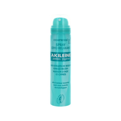 Akileïne Spray Cryo Relaxant Jambes Légères 75 ml