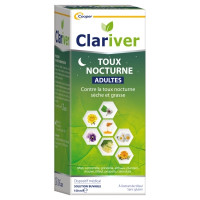 Clariver Toux Nocturne Adultes Solution Buvable 150 ml